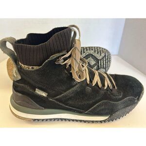 The North Face Back-To-Berkeley III Mens Size 9.5 Black Suede Waterproof Boots